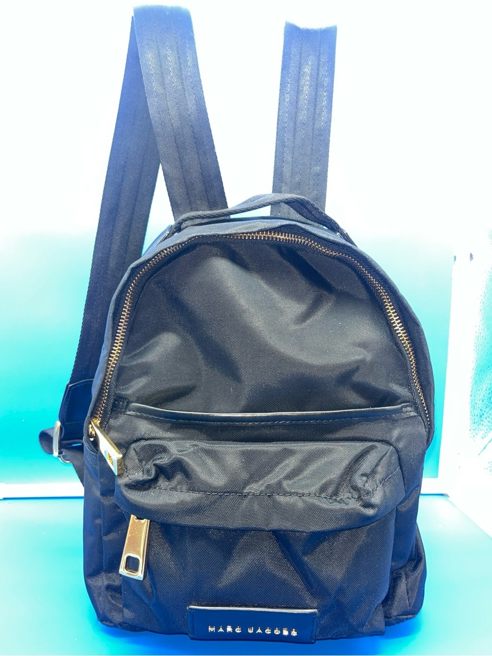 Marc Jacobs Varsity Black Nylon Mini Backpack, Excellent condition